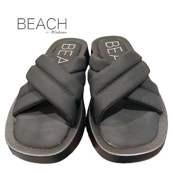 BEACH by MATISSE Piper Black Women's Slide Sandals NEW 6 - Picture 3 of 7
